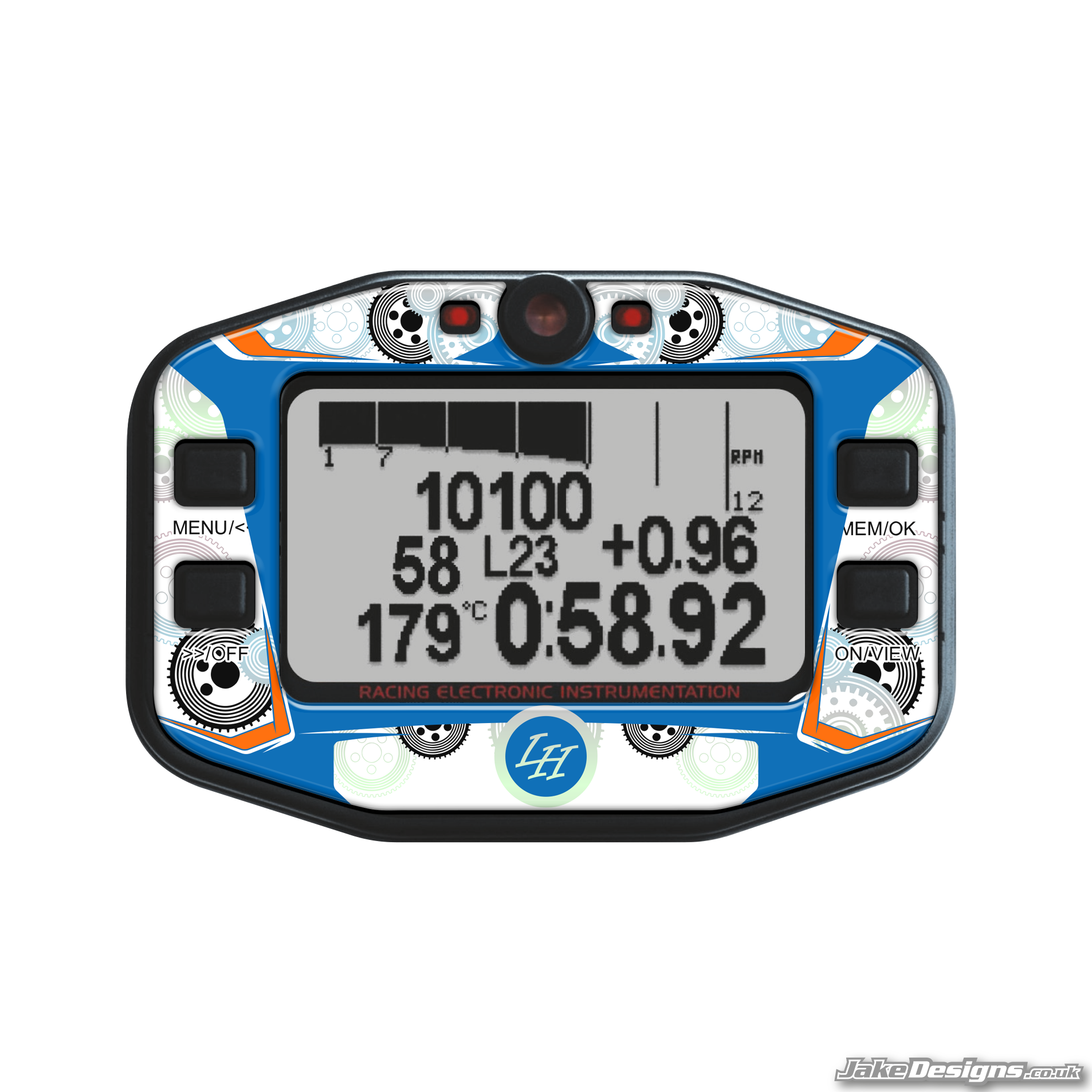 LH (Lewis Hamilton) Style Mychron 4 Gel Sticker – JakeDesigns Graphics