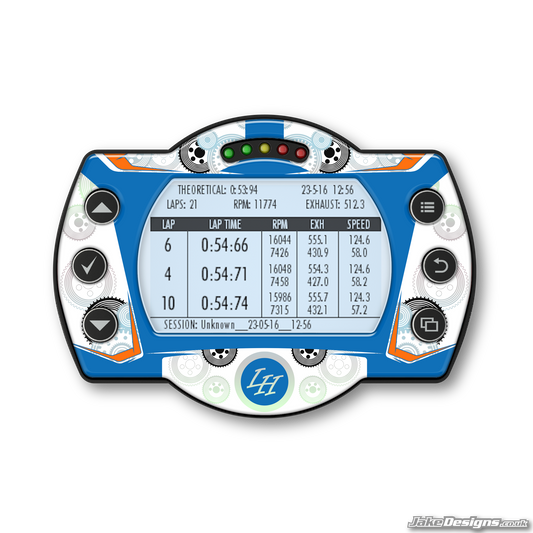 LH (Lewis Hamilton) Style Unipro Gel Sticker (2014)
