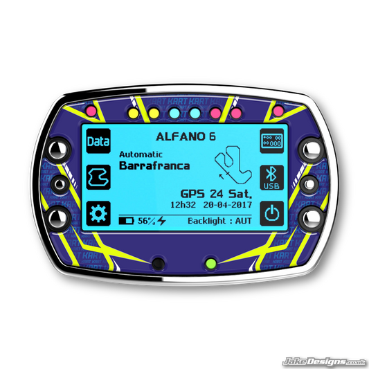 2022 LN Kart Style Alfano 6 Gel Stickers