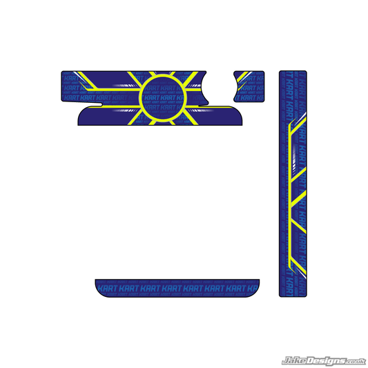LN Kart Replica IAME Big / X30 Radiator Sticker Kit