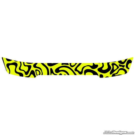 Customise it - Lando Norris Style Visor stickers 6x