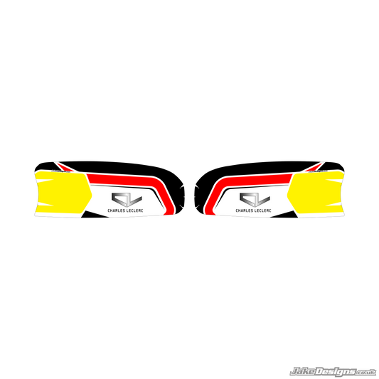 Leclerc Kart Replica Set Of Sidepods Sticker (2026)