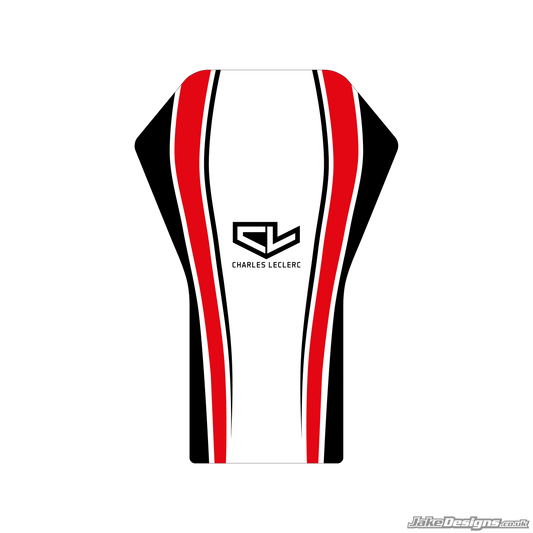 Leclerc Kart Replica Floor Tray Sticker Kit