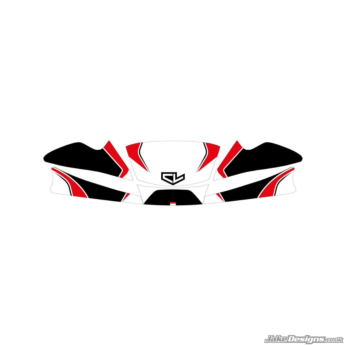 Leclerc Kart Replica Nosecone Sticker