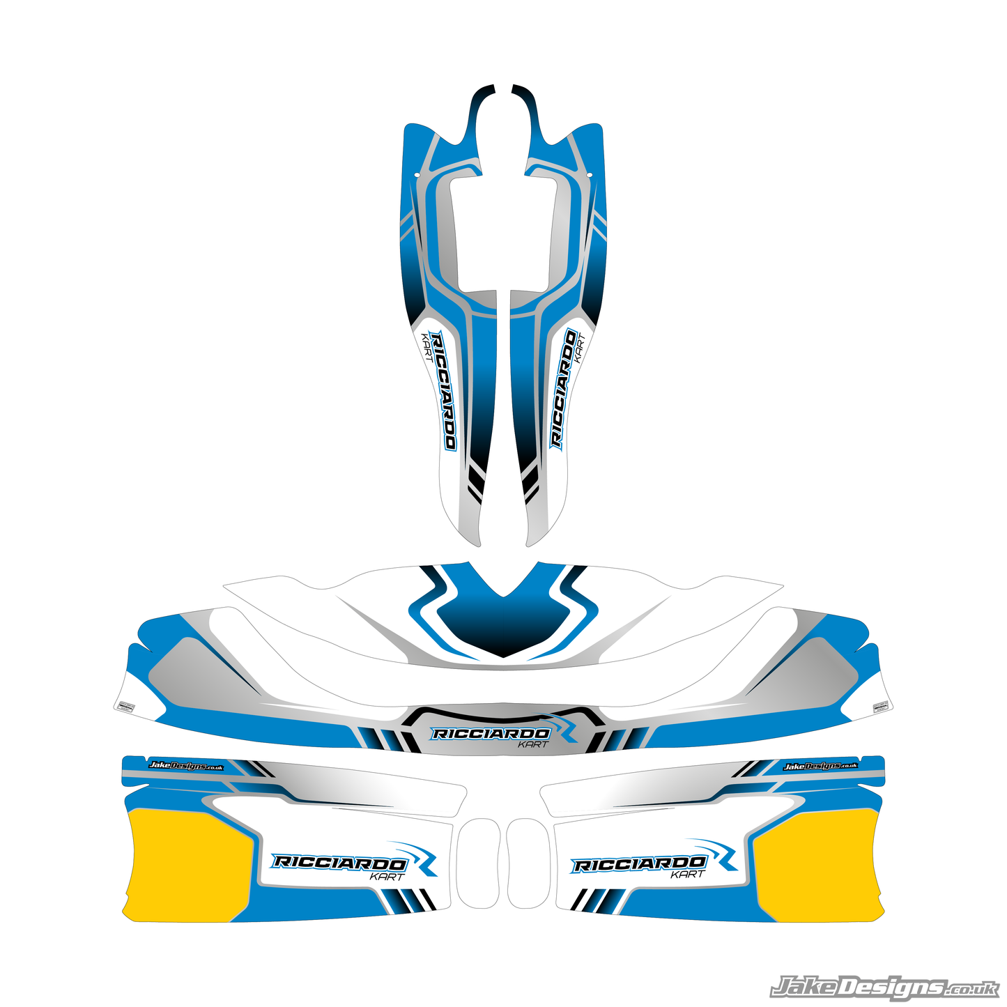 Ricciardo Replica Sticker Kit