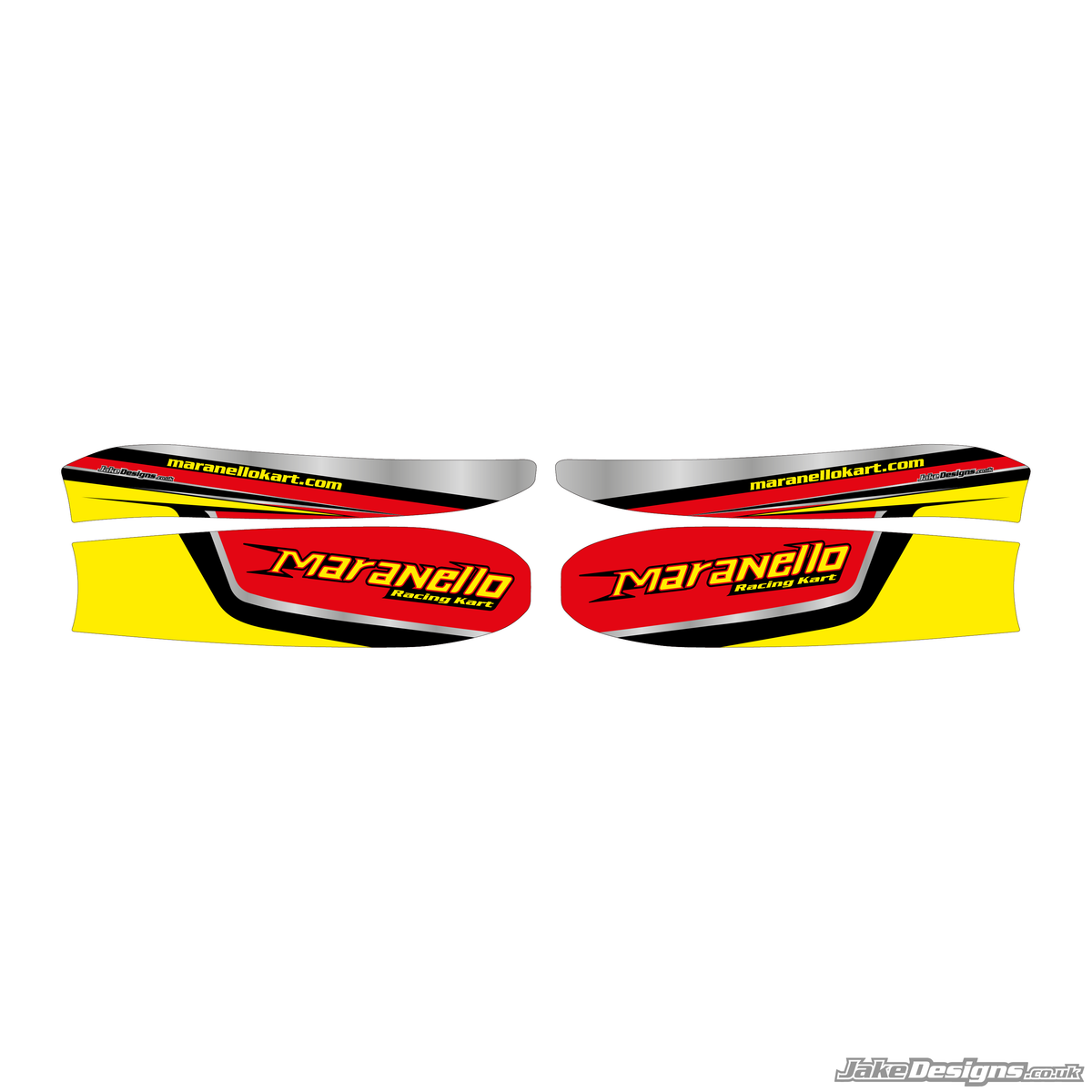 Maranello Replica Set Of Sidepods Sticker (2014)