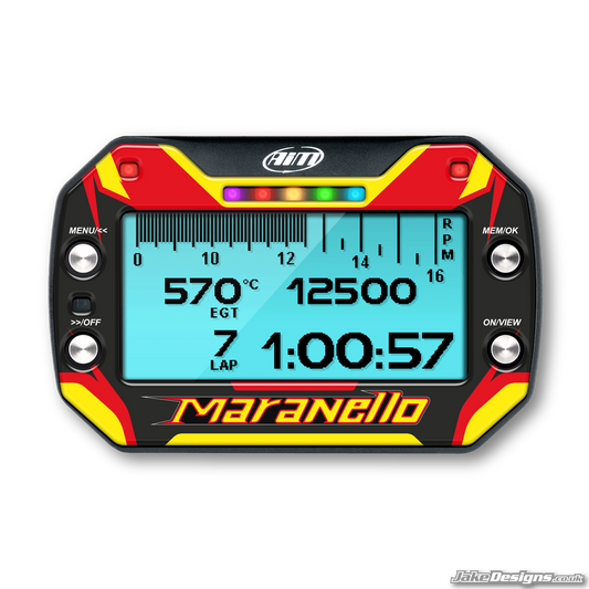 Maranello Style Mychron 5 Gel Sticker (2024)