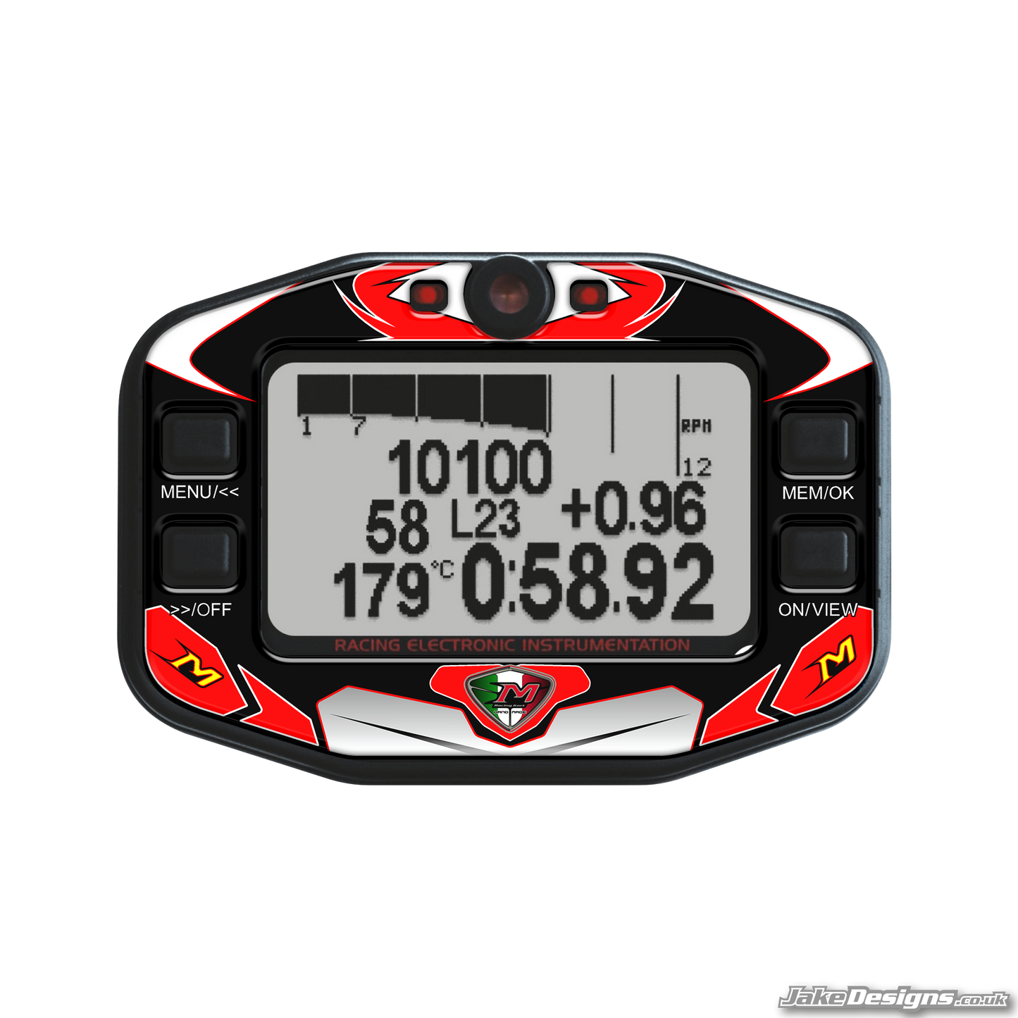 Maranello Style Mychron 4 Gel Sticker