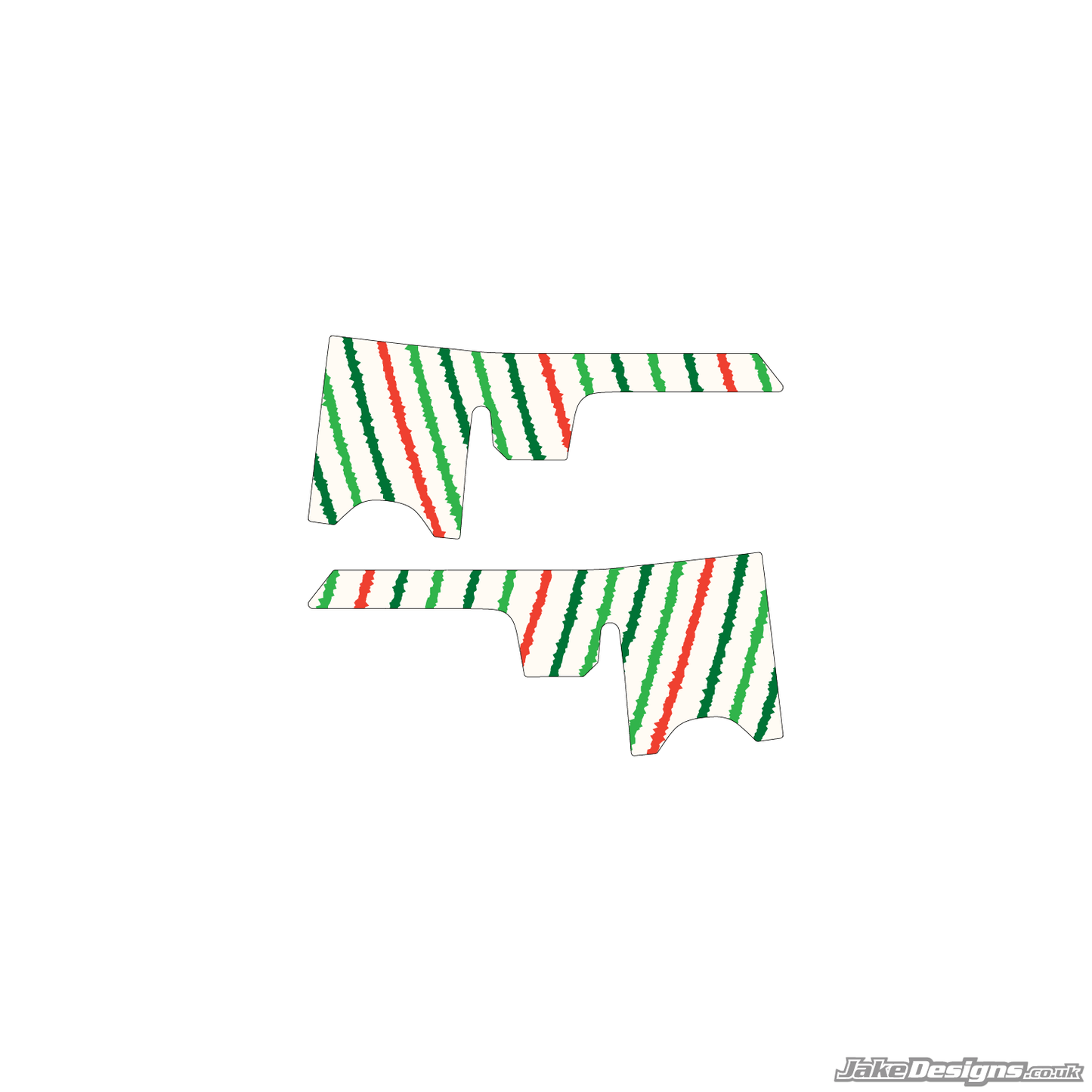 TonyKart 401R Replica Rear Bumper End Stickers