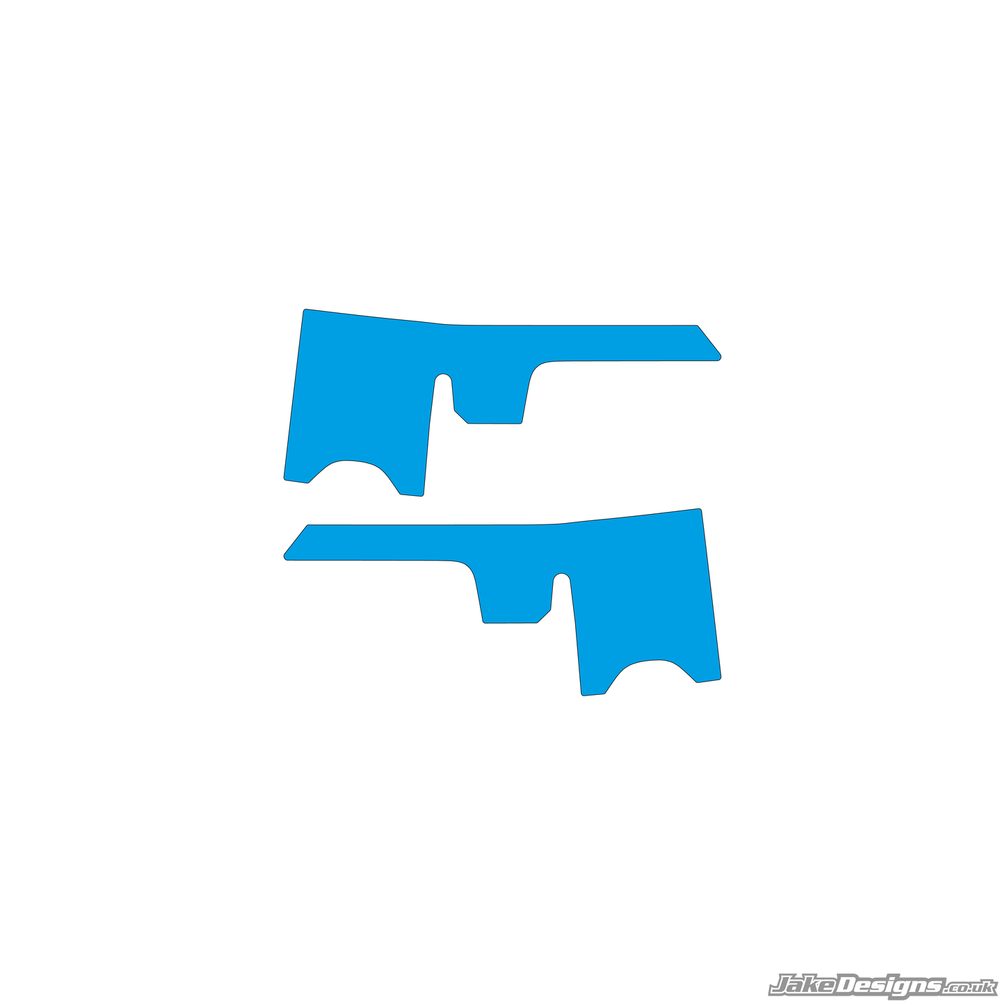 Rear Bumper End Stickers