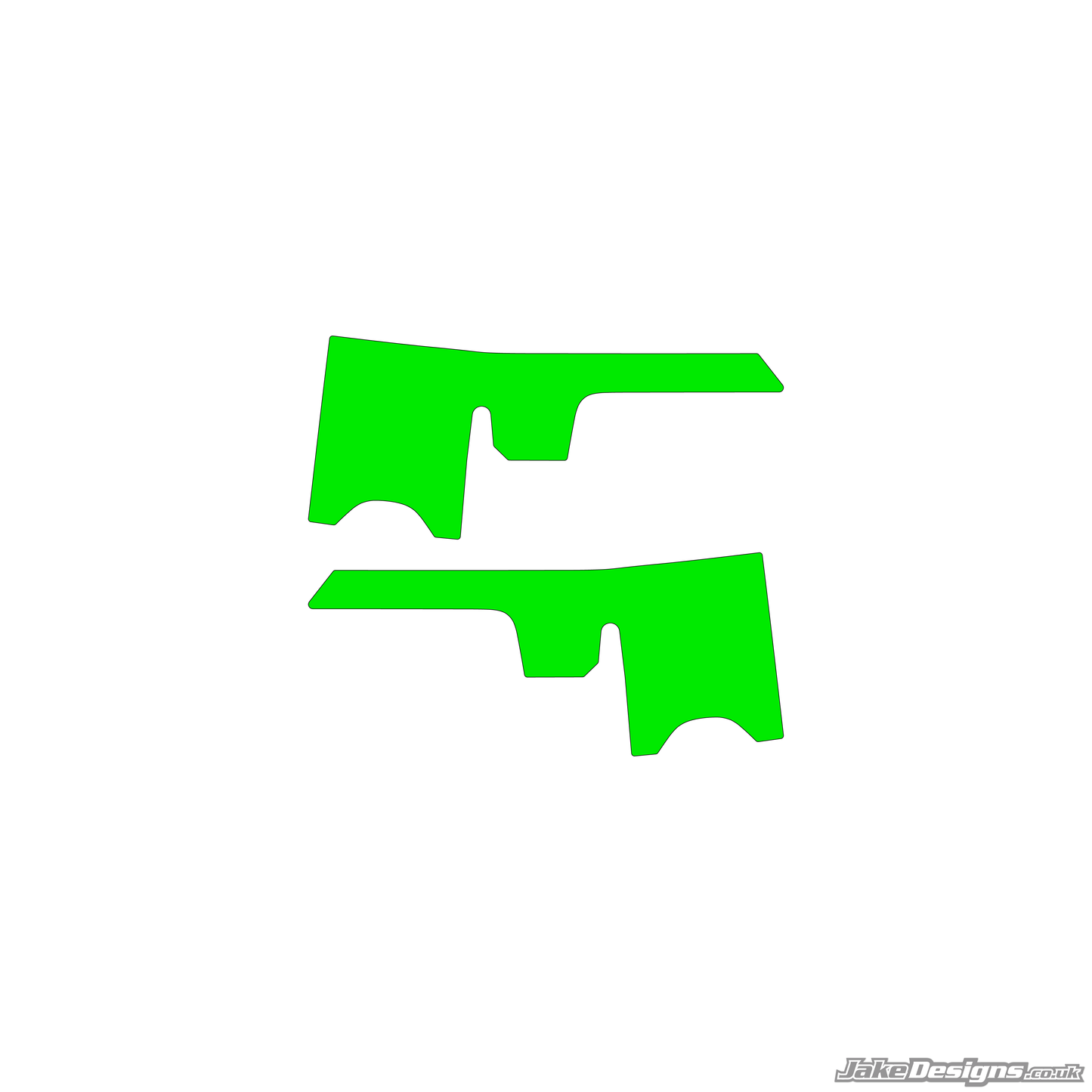 Rear Bumper End Stickers