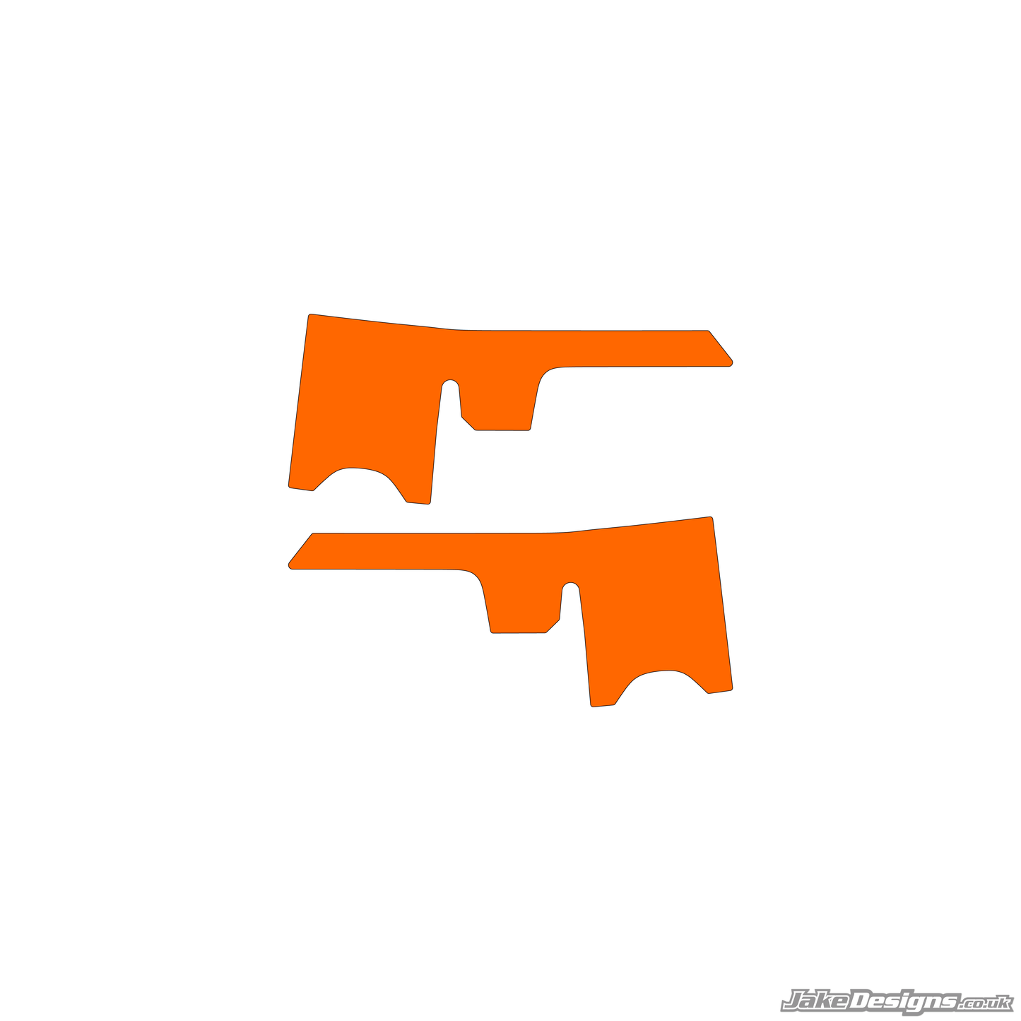 Rear Bumper End Stickers