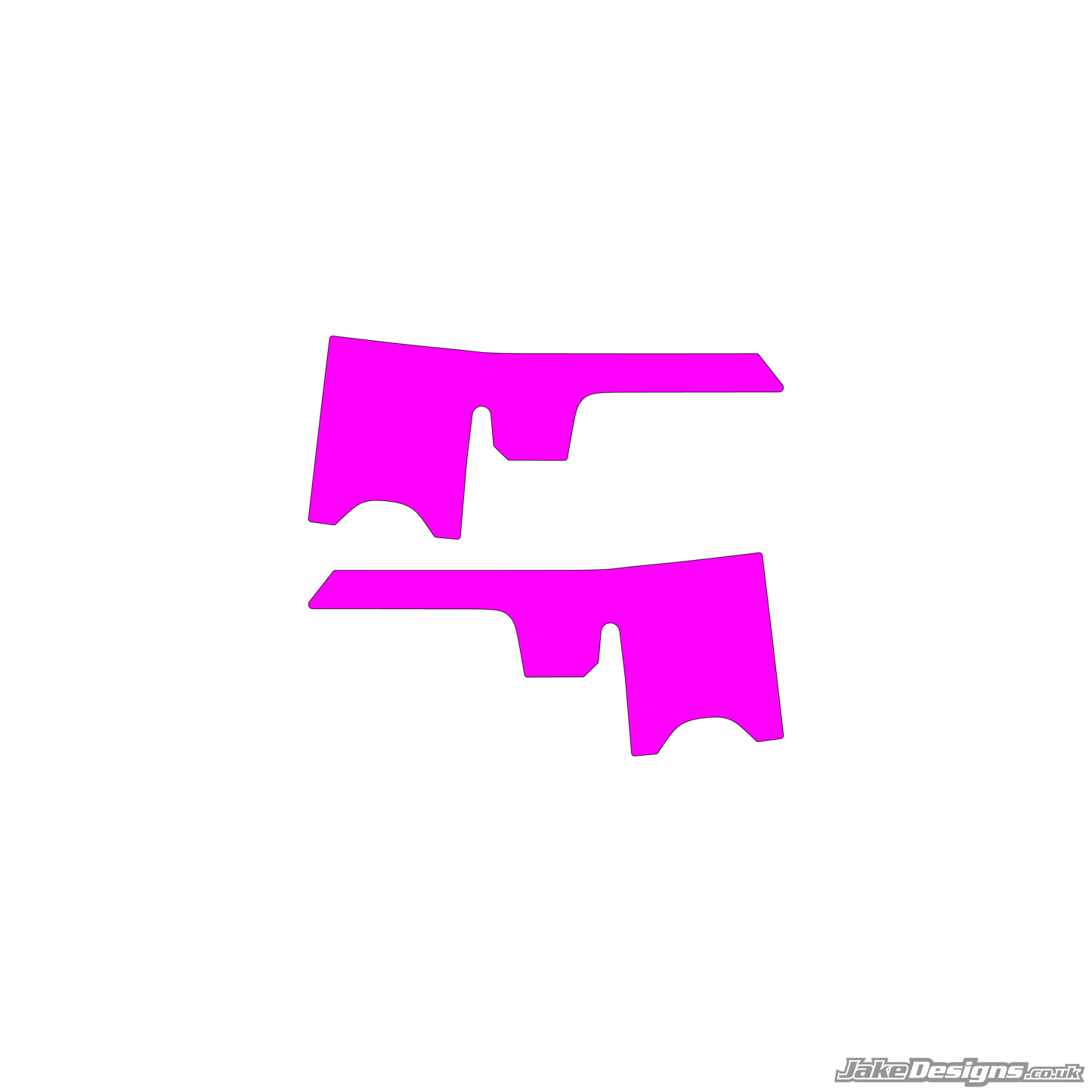 Rear Bumper End Stickers