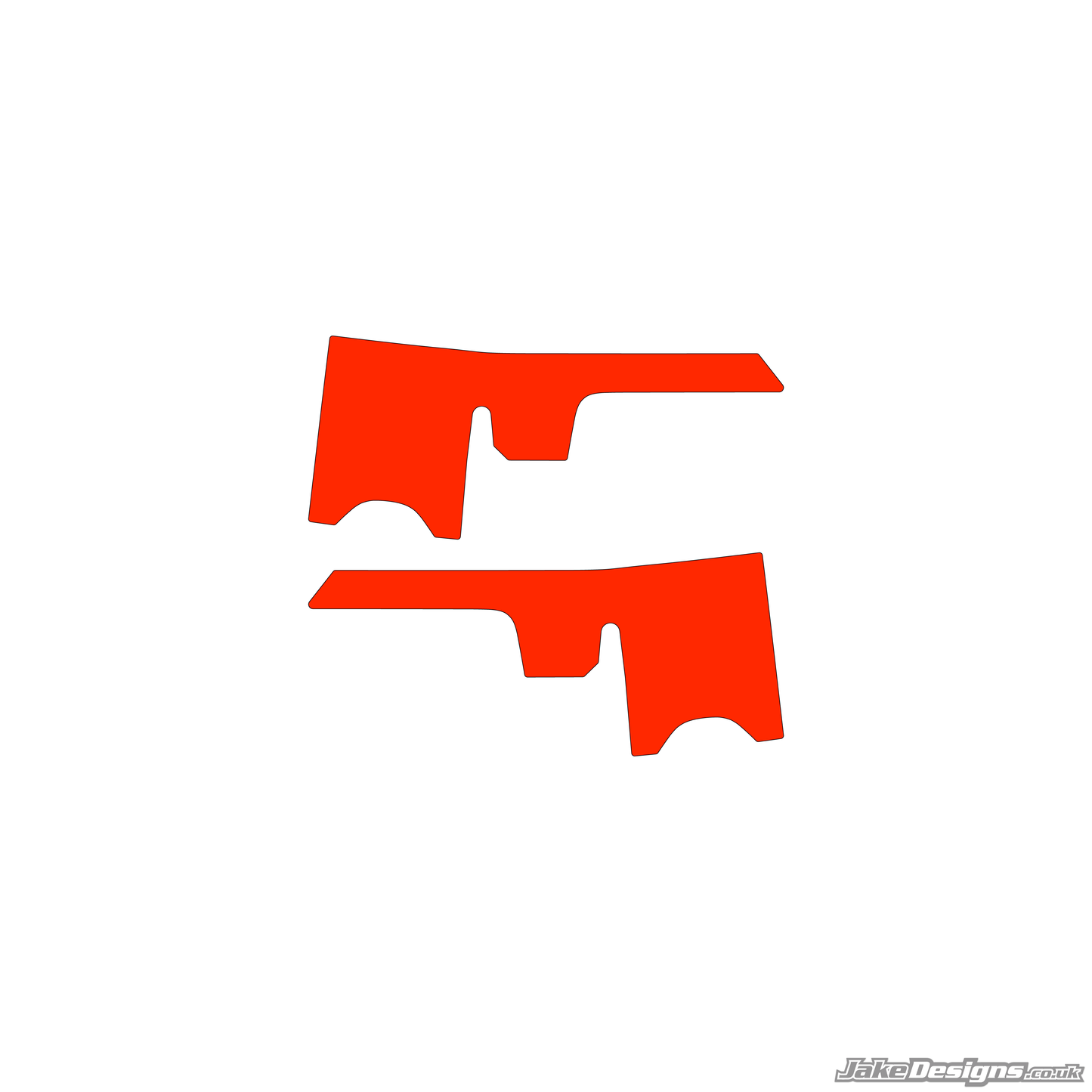 Rear Bumper End Stickers