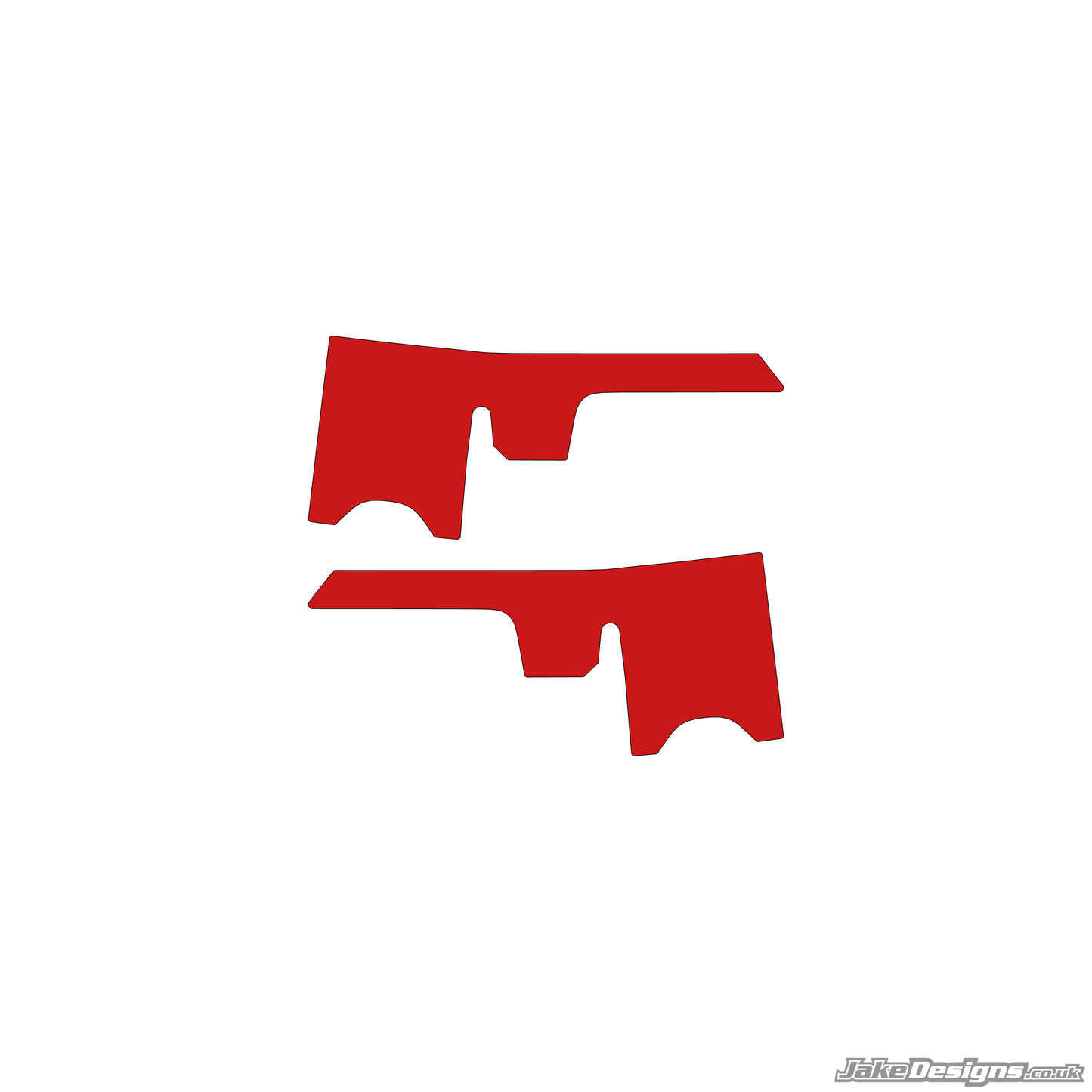 Rear Bumper End Stickers