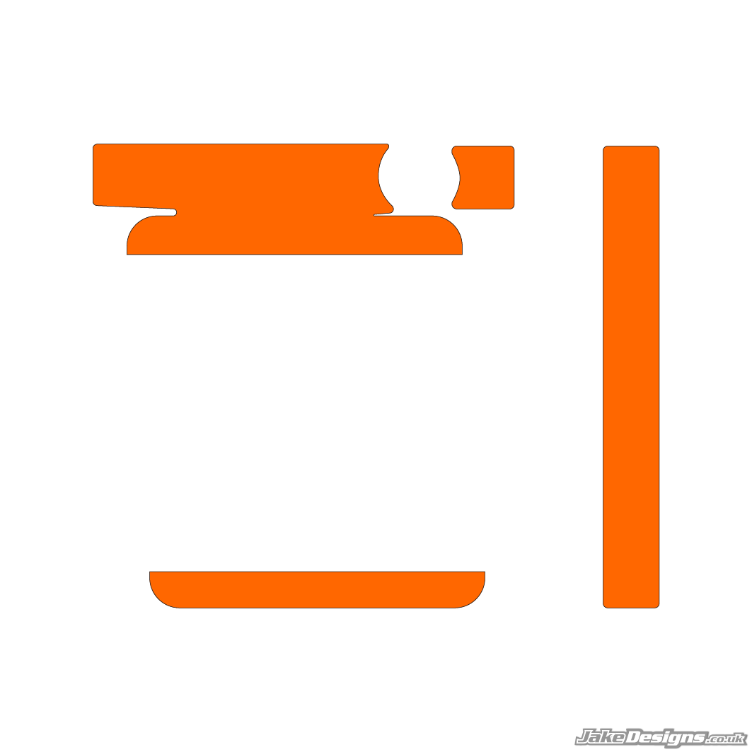 Fluorescent Style IAME Big / X30 Radiator Sticker Kit