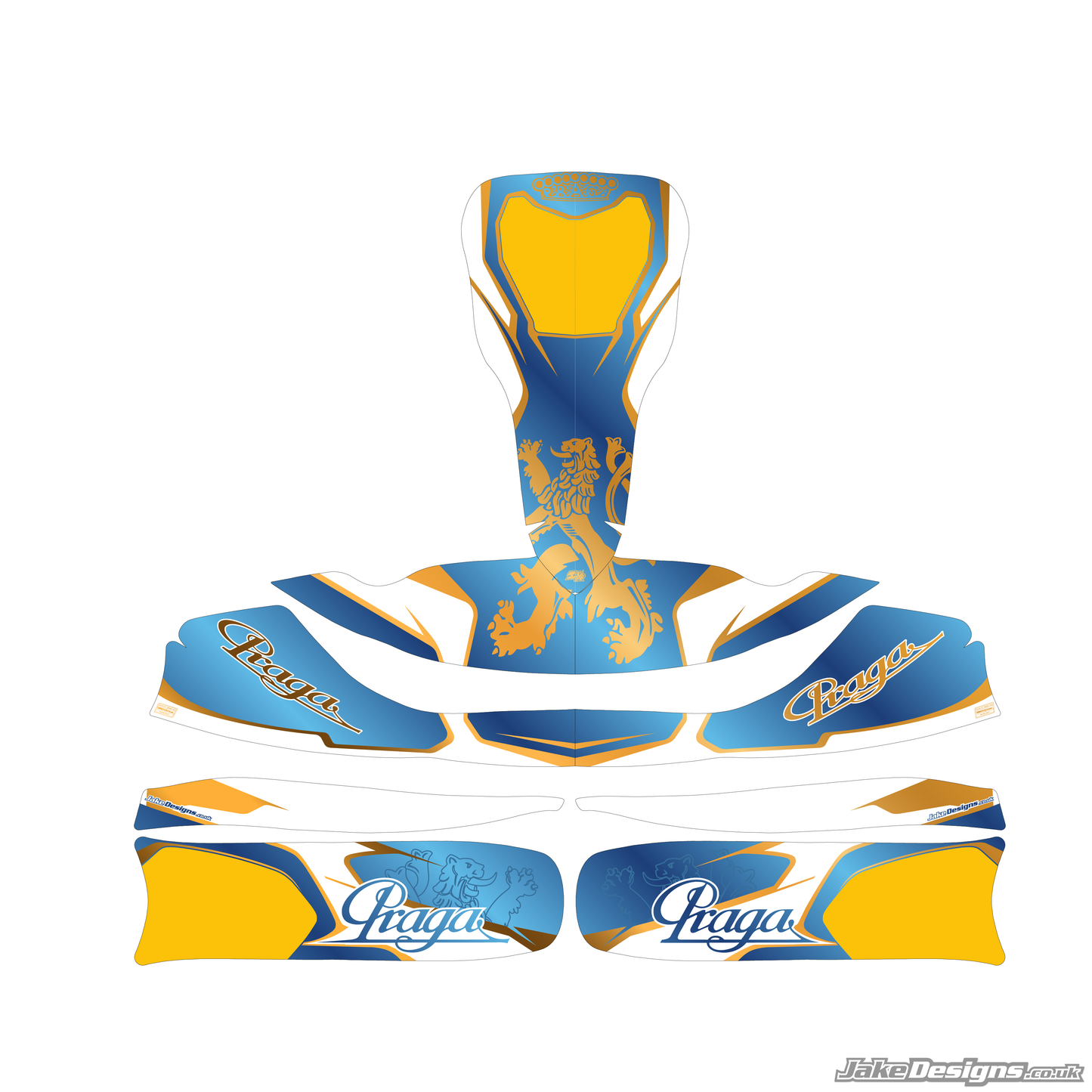 Praga Replica Sticker Kit (2015)