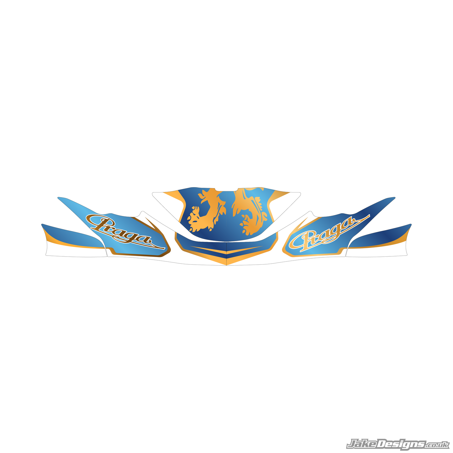 Praga Replica Nosecone Sticker (2015)