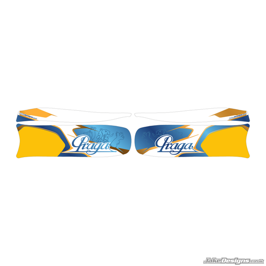 Praga Replica Set Of Sidepods Sticker (2015)