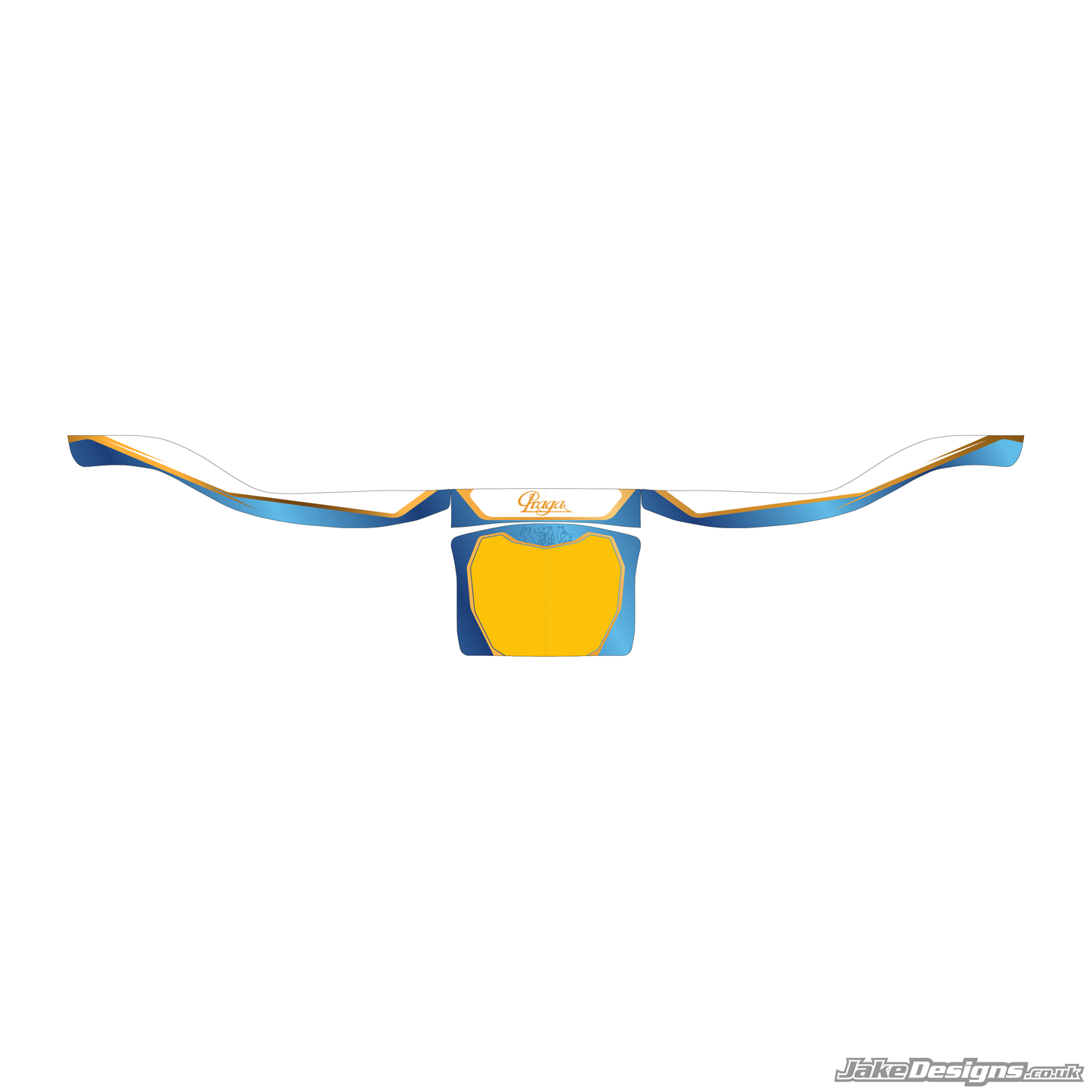 Praga Replica Rear Bumper Sticker Kit (2015)