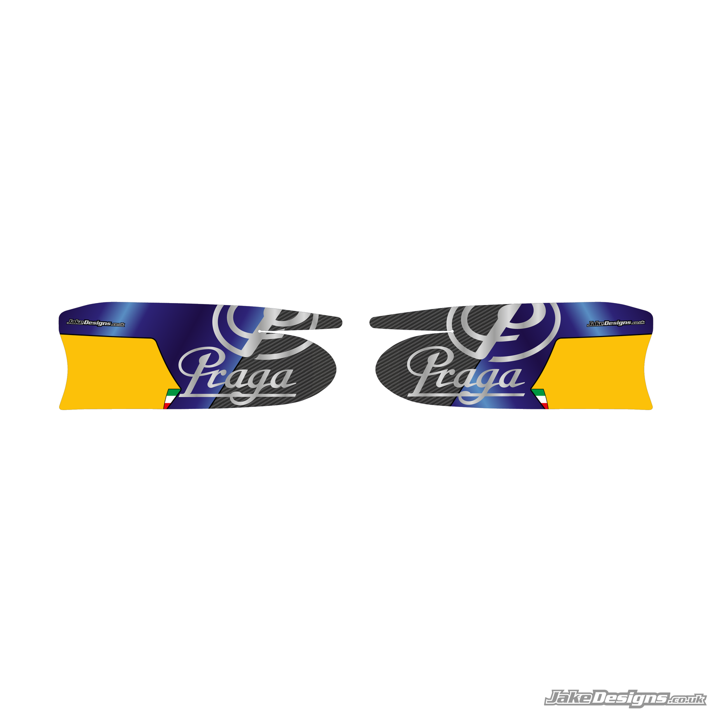 Praga Replica Set Of Sidepods Sticker (2022)