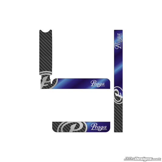 Praga IAME X30 Radiator Stickers (2020)