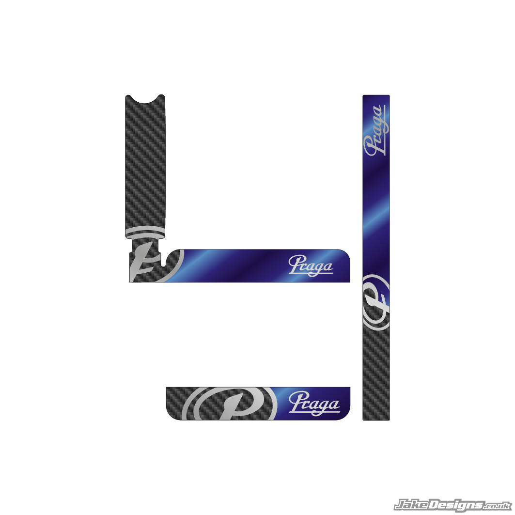 Praga IAME X30 Radiator Stickers (2020) – JakeDesigns Graphics