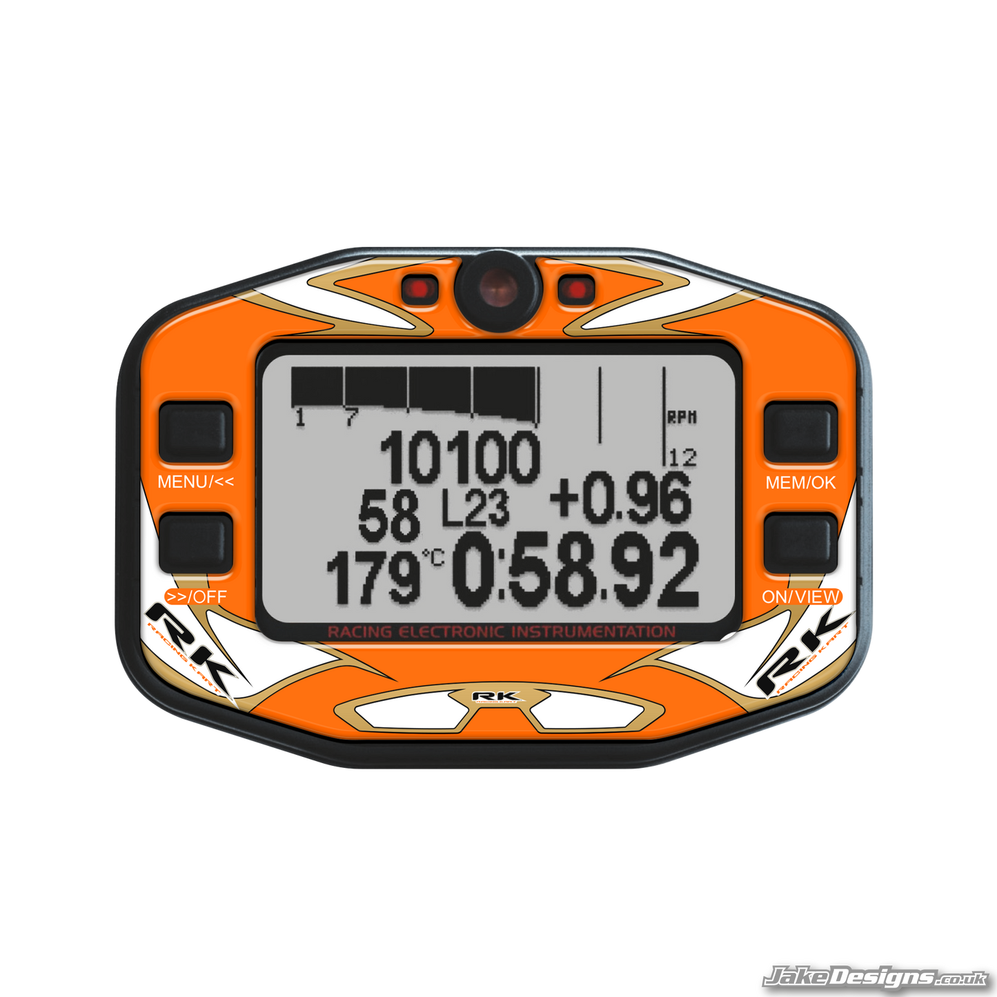 RK Racing Style Mychron 4 Gel Sticker