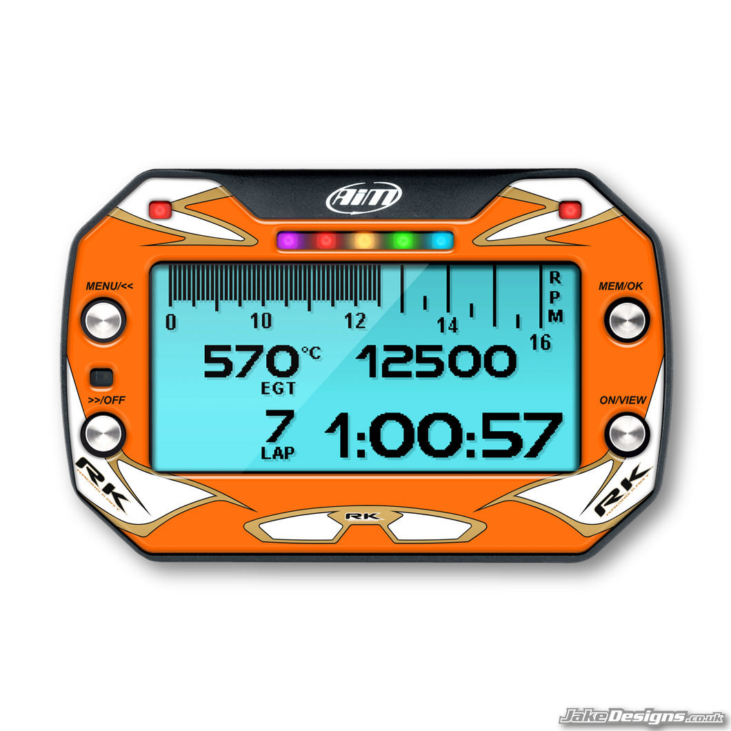 RK Racing Style Mychron 5 Gel Sticker