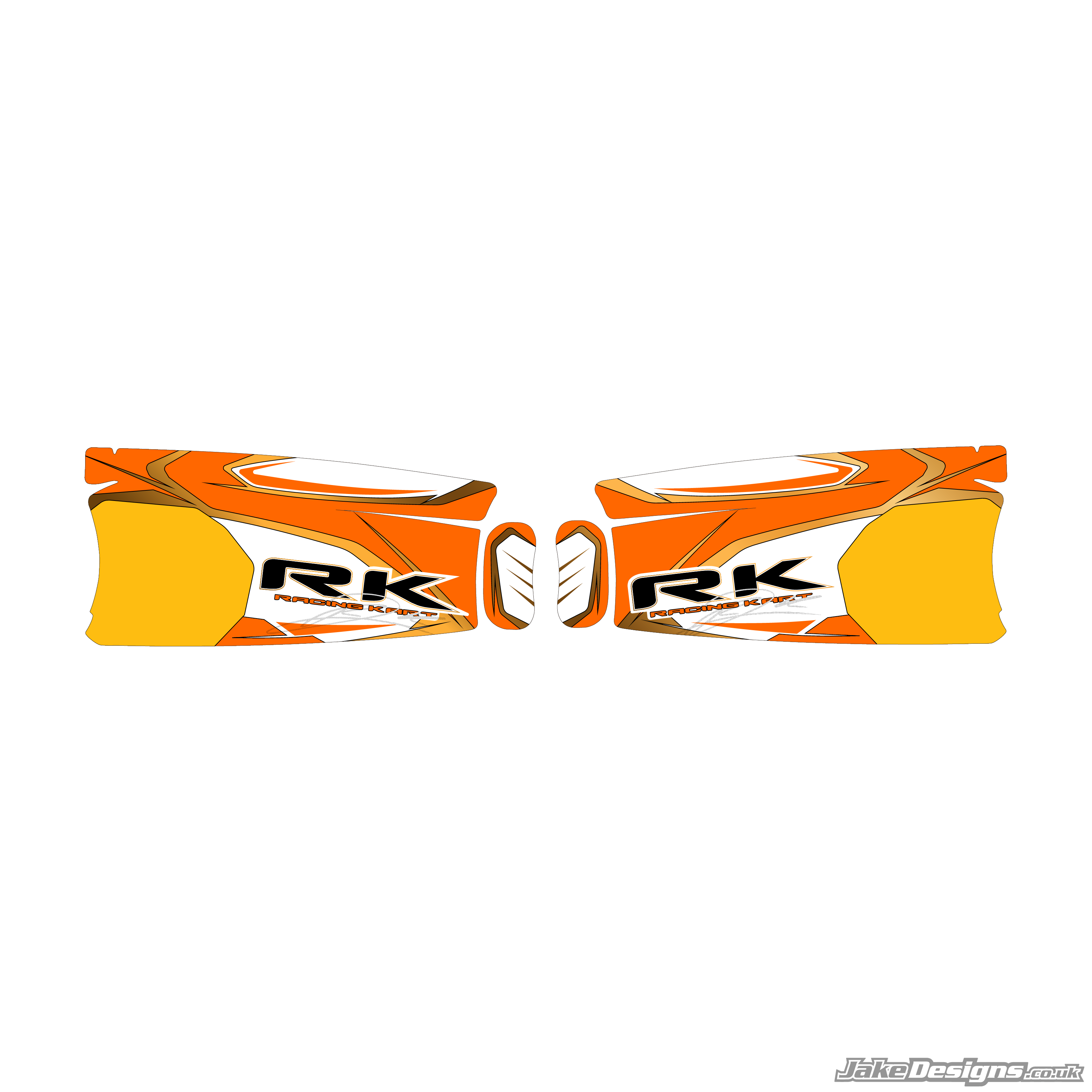 RK Replica Set Of Sidepods Sticker – JakeDesigns Graphics