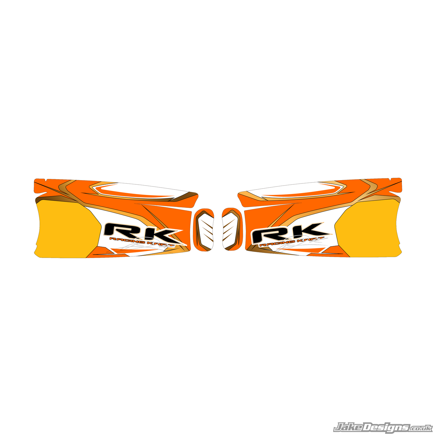 RK Replica Set Of Sidepods Sticker