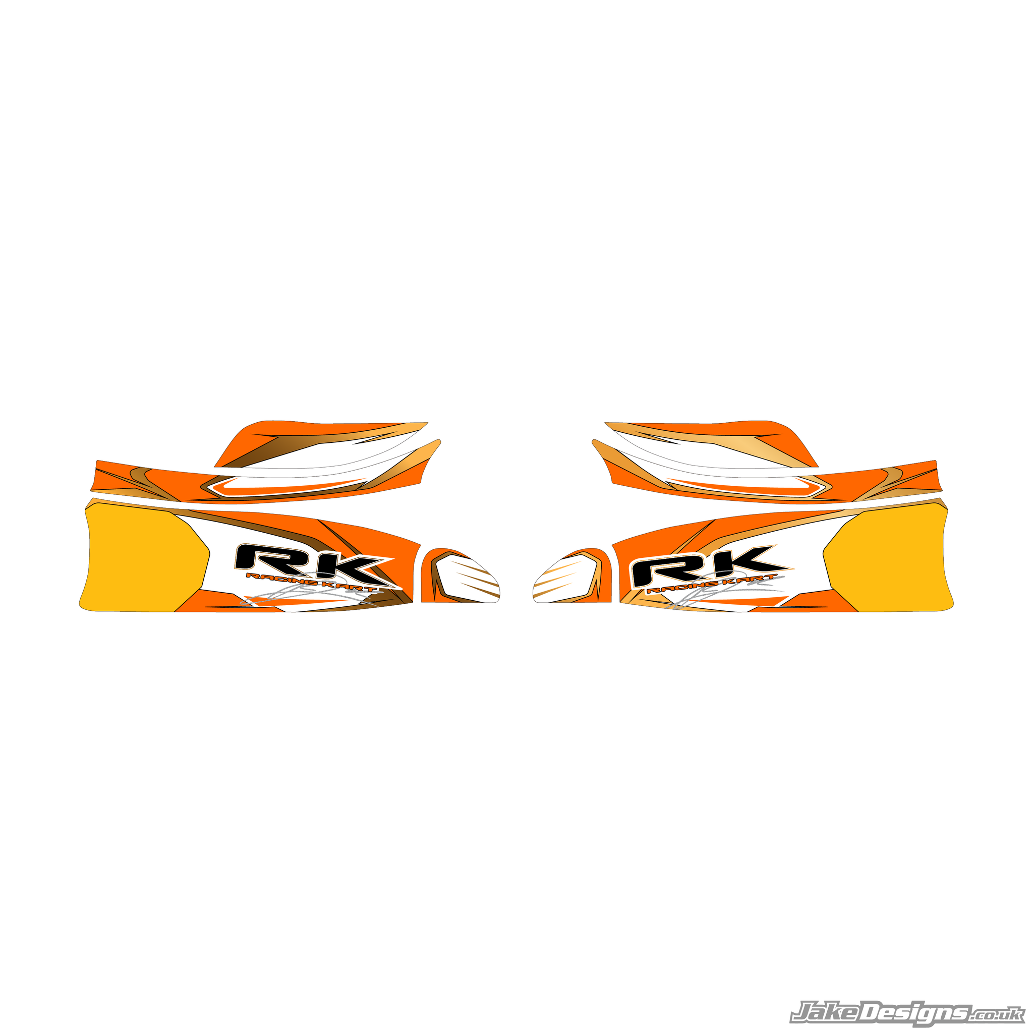 RK Replica Set Of Sidepods Sticker – JakeDesigns Graphics