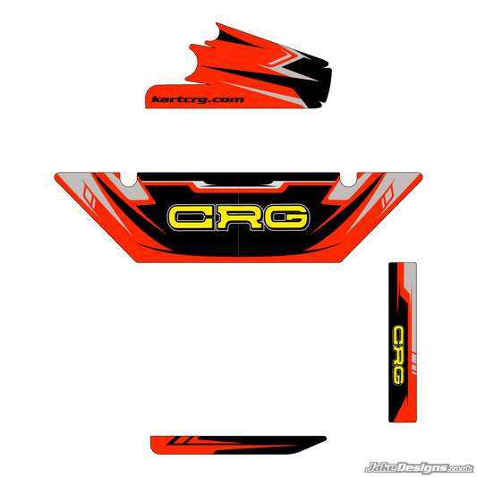 CRG Replica DD2 / Rotax Max Radiator Stickers (2026)