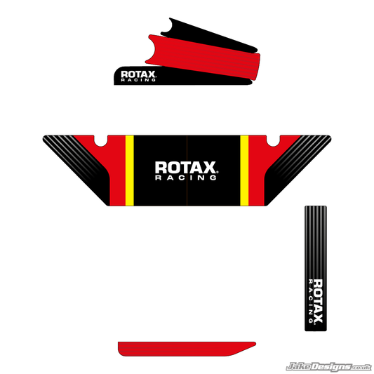 Carlos Sainz CS55 Style (European) DD2 Rotax Max Radiator Stickers