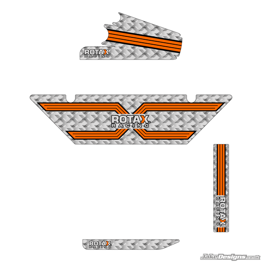 Exprit Replica (European) DD2 Rotax Max Radiator Stickers (2022)
