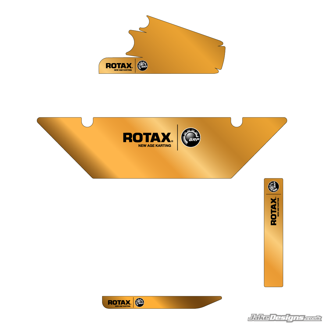 Chrome Style DD2 / Rotax Max Radiator Stickers – JakeDesigns Graphics
