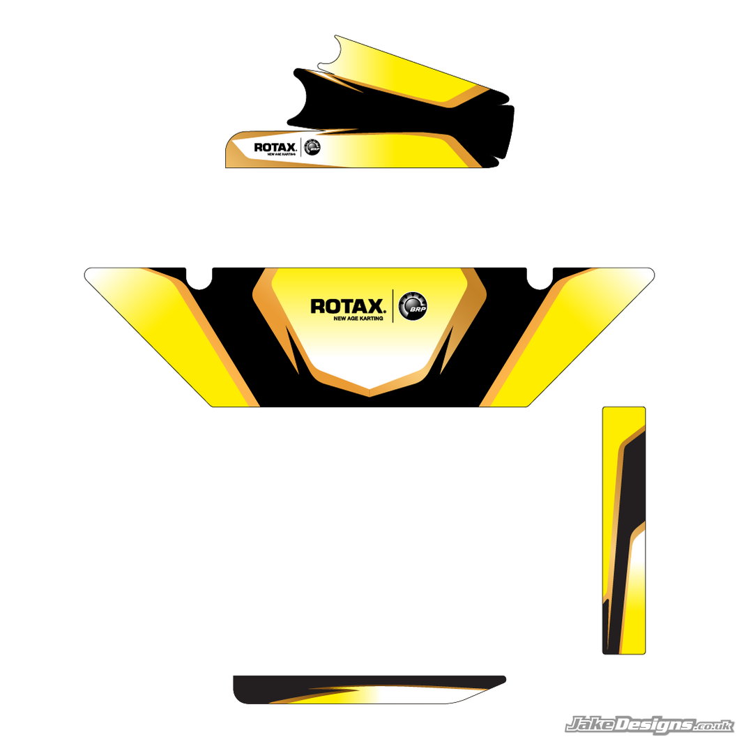 PCR Replica DD2 / Rotax Max Radiator Stickers