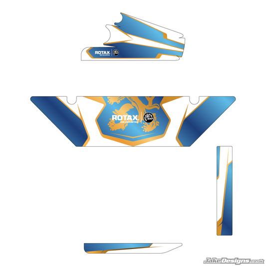 Praga Replica DD2 Rotax Max Radiator Stickers (2015)