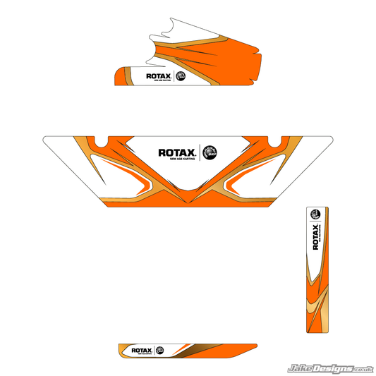 RK Replica (European) DD2 Rotax Radiator Stickers