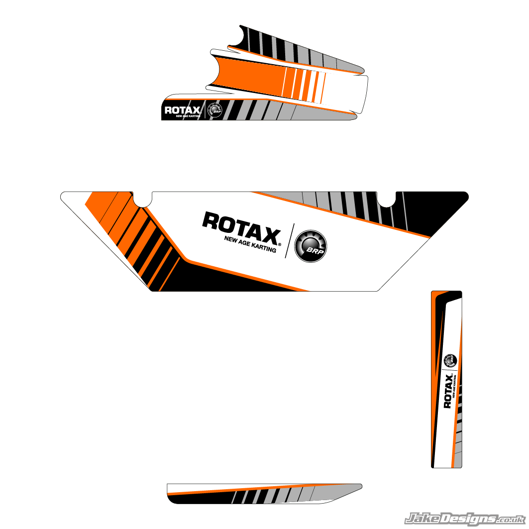 Rotax Radiator Stickers SODI Replica DD2 Rotax Max Radiator Stickers – JakeDesigns Graphics