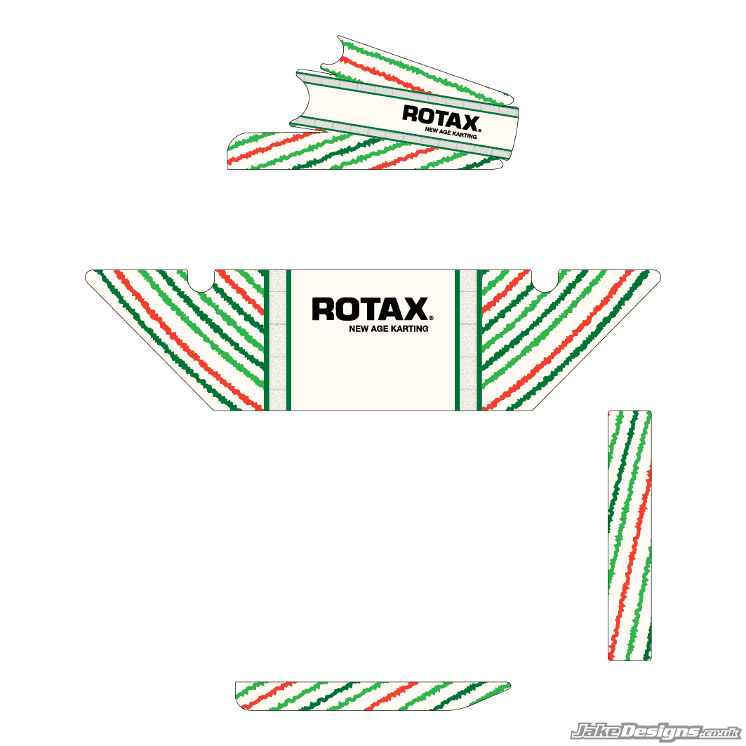 TonyKart 401R Replica (European) DD2 Rotax Max Radiator Stickers (2019)