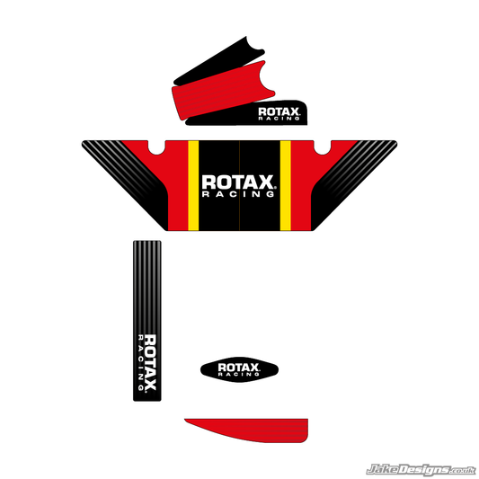 Carlos Sainz CS55 Style (European) Rotax Max Radiator Stickers