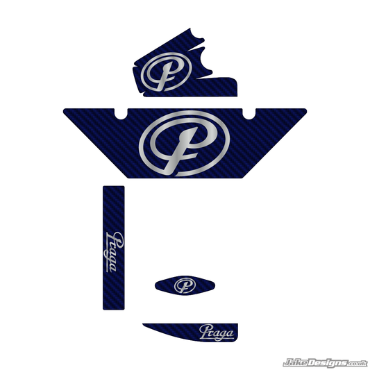 Praga Replica Rotax Max Radiator Stickers (2026)