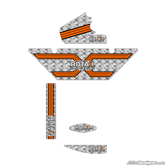 Exprit Replica (European) Rotax Max Radiator Stickers (2022)