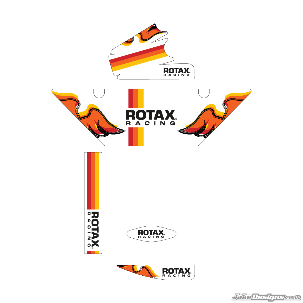 (KR) Kart Republic Replica (European) Rotax Max Radiator Stickers