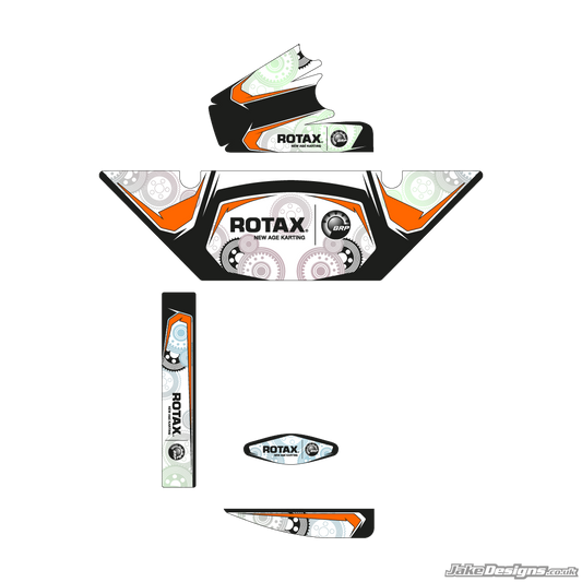 CRG Replica (European) Rotax Max Radiator Stickers (2014)