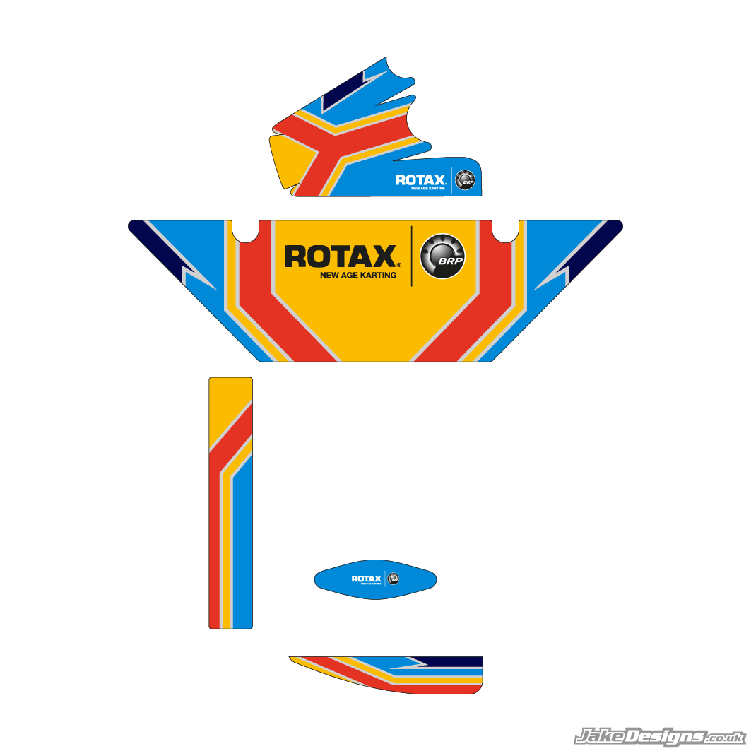 FA Alonso Replica (European) Rotax Max Radiator Stickers (2011 ...