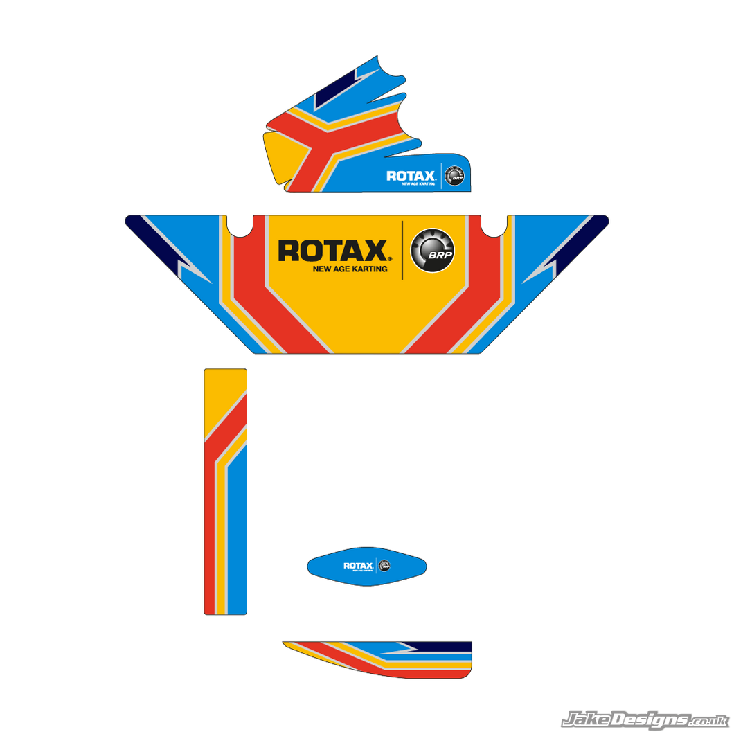 FA Alonso Replica (European) Rotax Max Radiator Stickers (2011)