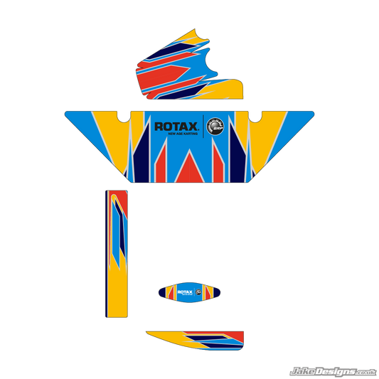 FA Alonso Replica (European) Rotax Max Radiator Stickers (2016)