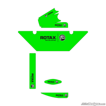 Load image into Gallery viewer, Fluorescent Style (European) Rotax Max Radiator Stickers
